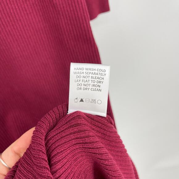 Michael Costello x REVOLVE | NWT Off Shoulder Bodycon Maxi Dress in Maroon XS - Picture 13 of 13